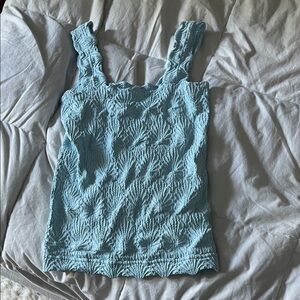 Beachy blue top